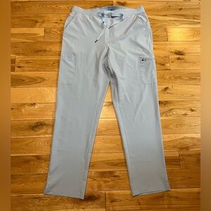 Baby blue scrub pants. Size large.